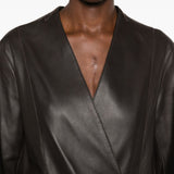 Emporio Armani Brown Double Breasted Blazer