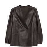 Emporio Armani Brown Double Breasted Blazer