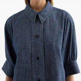 Jil Sander Blue Button Closure Shirt