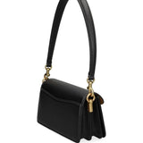 Coach Charcoal Silk Tabby Shoulder Bag