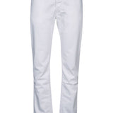 Jacob Cohen White Classic Button Jeans