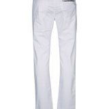 Jacob Cohen White Classic Button Jeans