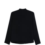 Emporio Armani Ultramarine Mandarin Collar Shirts