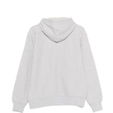 Stussy Grey Logo Patch Zip Hoodie