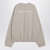 Fear of God Essentials Greige brushed cotton sweatshirt