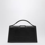 JACQUEMUS Le Grand Bambino bag in black leather