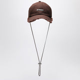 JACQUEMUS The Cap Artichoke brown in cotton
