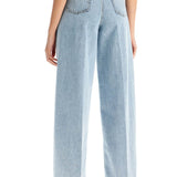 Toteme wide leg jeans in organic cotton