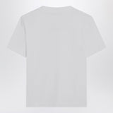 JACQUEMUS White T-shirt with logo patch