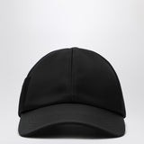 JACQUEMUS Black Ovalie baseball cap