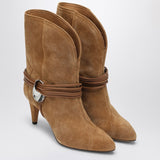 Isabel Marant Cognac-Coloured Suede Pointed Toe Boots