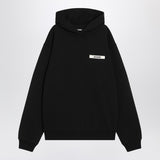 JACQUEMUS Black cotton hoodie