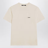 JACQUEMUS Light beige Gros Grain T-shirt
