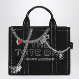 Marc Jacobs Black Signature Tote Bag Ornamentations
