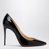 Christian Louboutin Black Patent Décollette Pointed Pumps