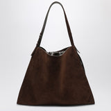 Christian Louboutin Brown Suede Tote Bag