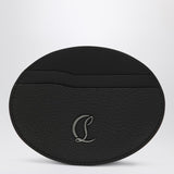 Christian Louboutin Mooncrest black circular card holder