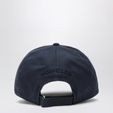 Moncler Navy Baseball Cap Front Logo Patch Velcro Back