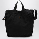 Polo Ralph Lauren Large black canvas tote bag with logo