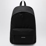 Balenciaga Black Explorer Backpack Featuring Logo Patch