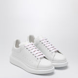 Alexander McQueen White Oversized Sneakers Pink Laces