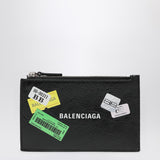 Balenciaga Black cash card holder