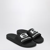 Balenciaga Black Unity Icon Strapping Slide Sandals