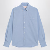 Valentino Light Blue Shirt Featuring Embroidered Pocket