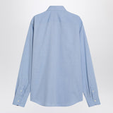 Valentino Light Blue Shirt Featuring Embroidered Pocket