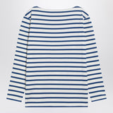 Valentino Ivory Striped Pattern LongSleeve Classic Tee
