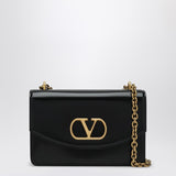 Valentino Garavani Black Shoulder Bag Gold Chainlink