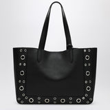 Valentino Garavani Black Studded Rivets Shopping Bag