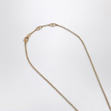 Valentino Garavani Gold Ovalette Necklace Pearl Crystal