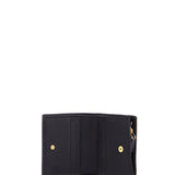 Valentino Garavani Black Leather French Wallet