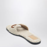 Valentino Garavani Brown VLogoSignature Cutout Slide Sandal
