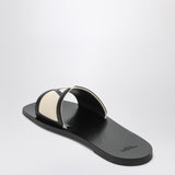 Valentino Garavani Black Signature VLogo Slide Sandal