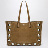 Valentino Havana Nellcôte Palladium Studded Large Tote