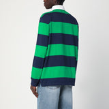 Polo Ralph Lauren Navy Blue Striped Polo