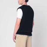 Polo Ralph Lauren Navy blue cable-knit vest