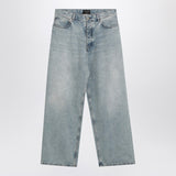 Balenciaga Jeans Light Blue Timeless Distressed Finish
