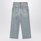 Balenciaga Jeans Light Blue Timeless Distressed Finish