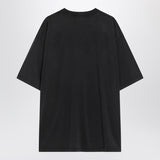 Balenciaga Faded black BB Icon Stencil Medium Fit T-shirt