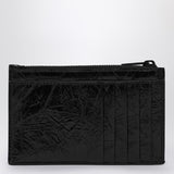 Balenciaga Black Card Case MonacoBBLogoDetailExclusive
