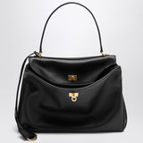 Balenciaga Black Detachable Shoulder Strap Rodeo Satchel