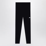 Balenciaga Black Leggings Reflective Logo Print Waistband
