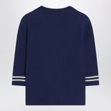 Valentino Blue double-breasted wool cardigan