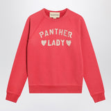 Valentino Light Red Vintage Print Crewneck Sweatshirt