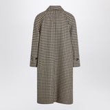 Valentino Coat with Vichy pattern in cotton and wool