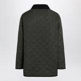 Valentino Military Olive Green Quilted Jacket VLogo