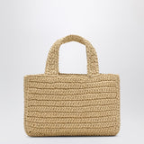 Valentino Garavani Viva Crocheted Bag Natural Black